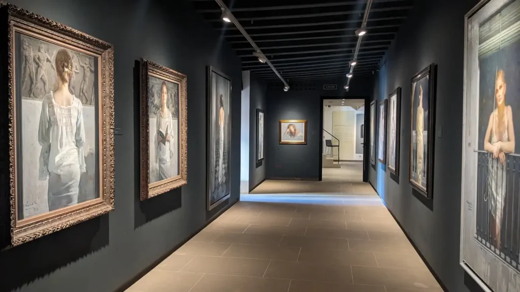 Gallery in the Revello de Toro Museum