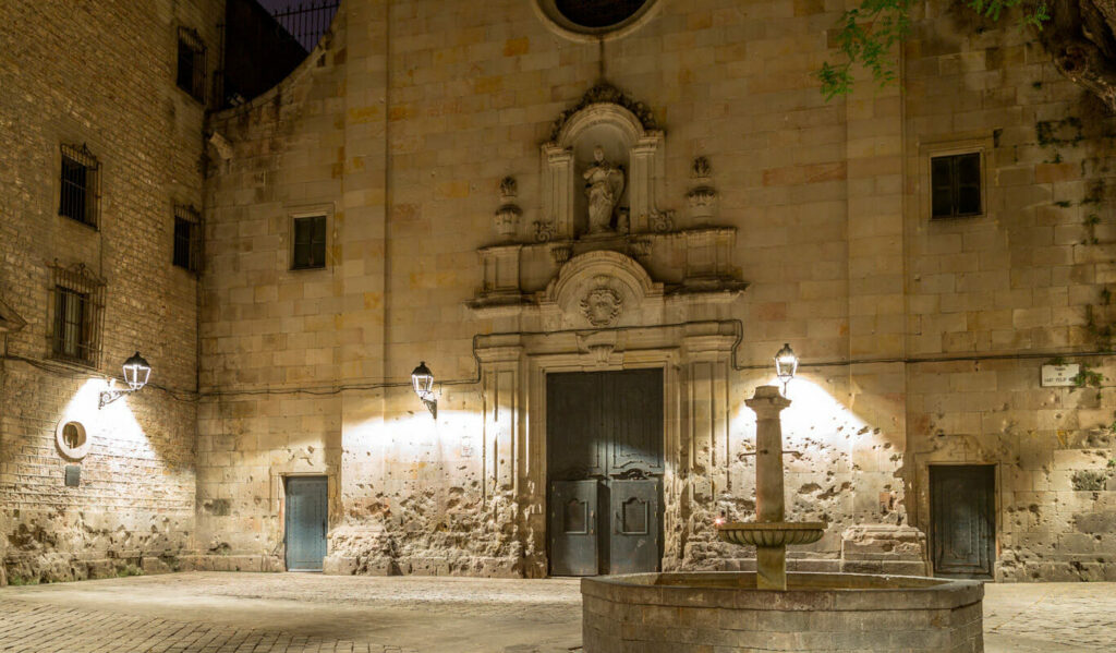 Churches in Barcelona. San Felipe Neri.