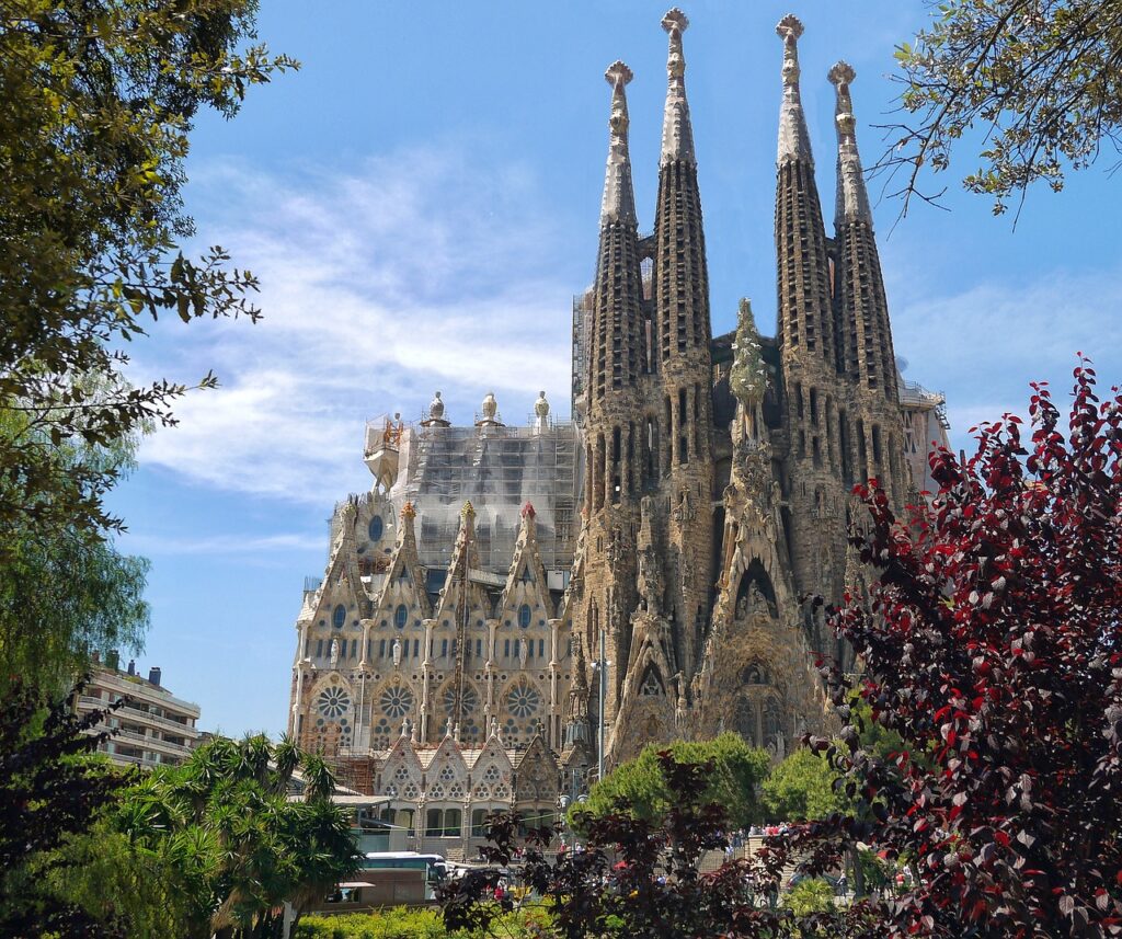 Sagrada-Familia-Cathedral. Barcelona.