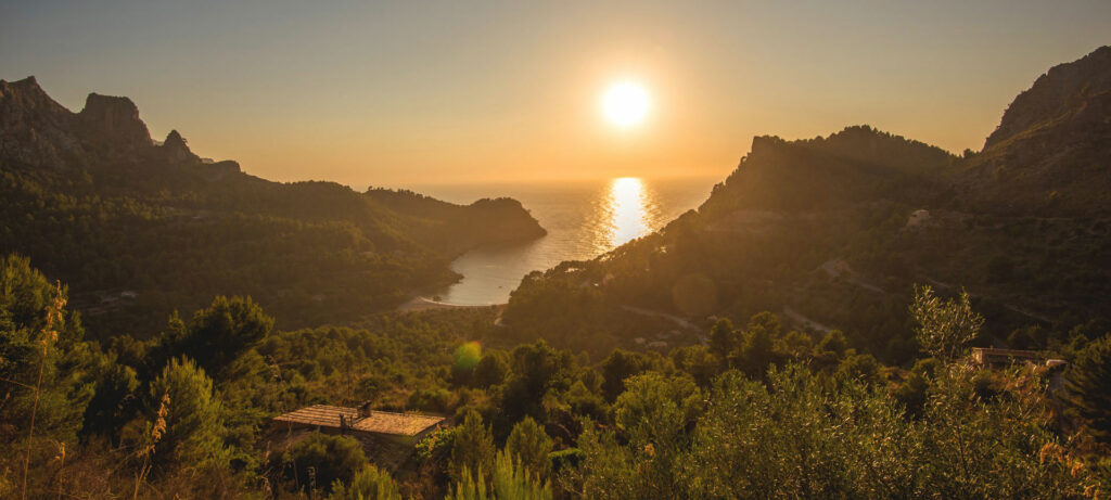 Sunset over Tramontana, Mallorca