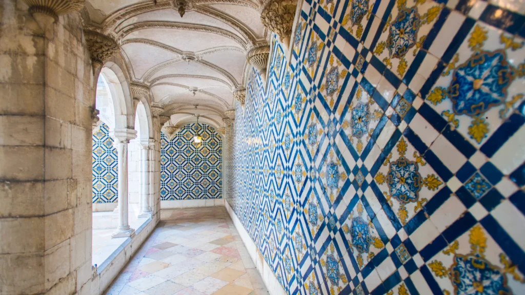 Beautiful tiles at the Museu Nacional do Azulejo