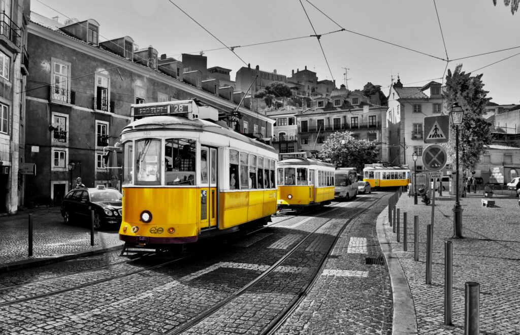 Lisbon's iconic Tram 28E