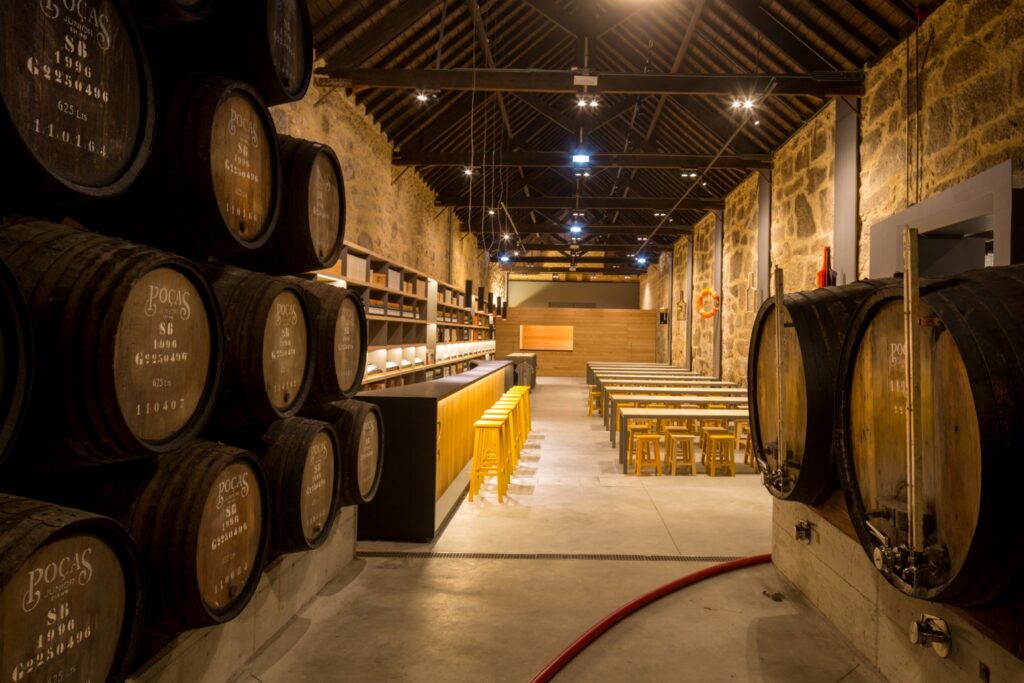 The port cellars of Poças Vinhos