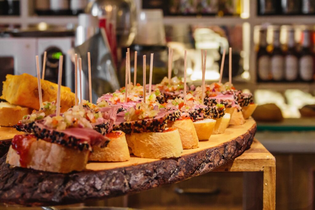 Mouthwatering pintxos at BIKIAK Berri