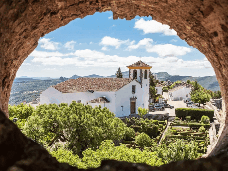 Marvão church from the castle
