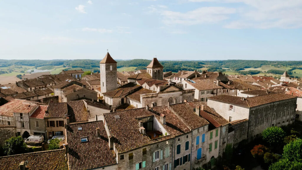 The bastide town of Lauzerte