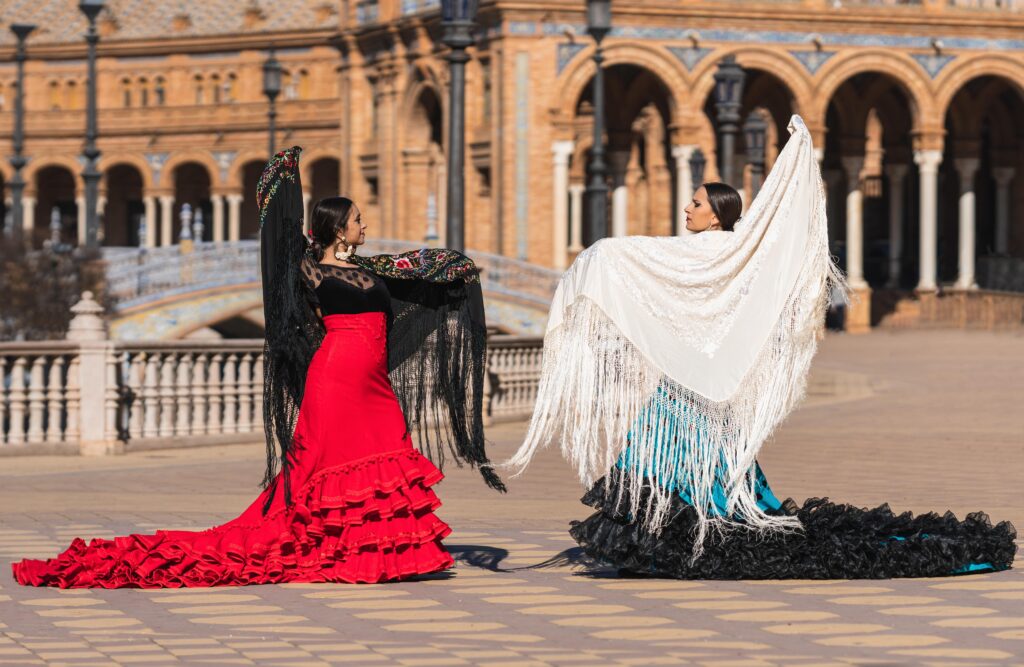 Flamenco dancers in southern Spain
